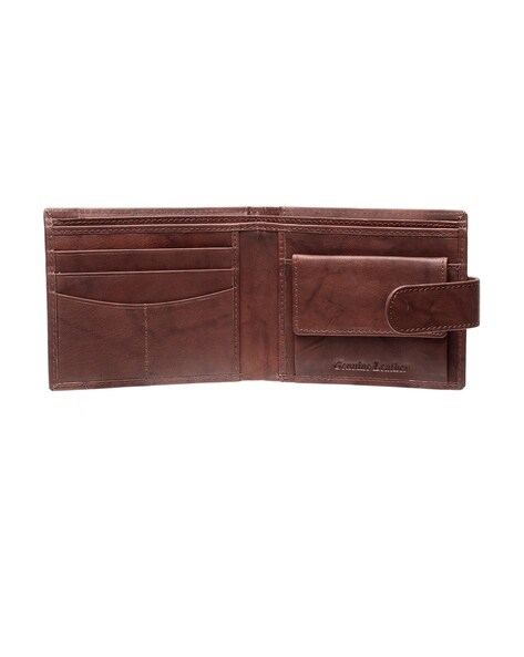 Rustico AC0115-0005 Knox Bifold Leather Wallet for Unisex, Buckskin