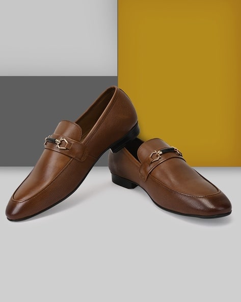TEAKWOOD LEATHERS Genuine Leather Slip-On Shoes