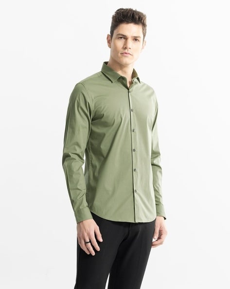 Buy Olive Shirts for Men by SNITCH Online