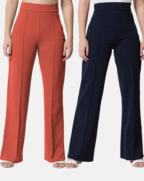 KOTTY Pack of 2 Flat-Front Trousers