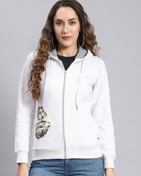 Buy White Sweatshirt & Hoodies for Women by Monte Carlo Online