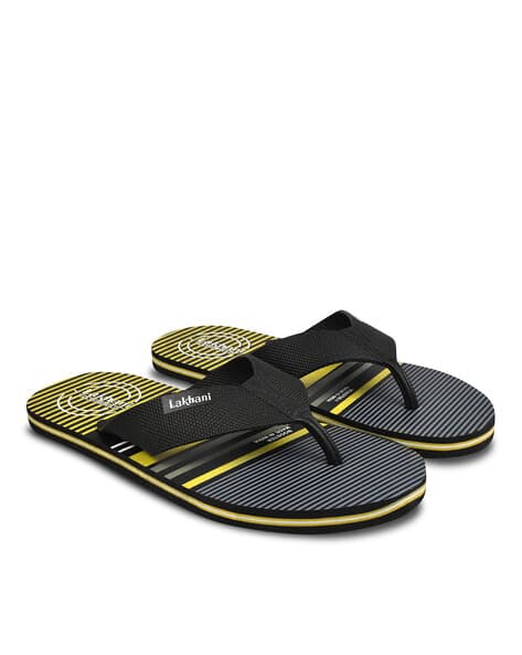 Buy Black Flip Flop \u0026 Slippers for Women by Lakhani Aashirwad Online | Ajio .com