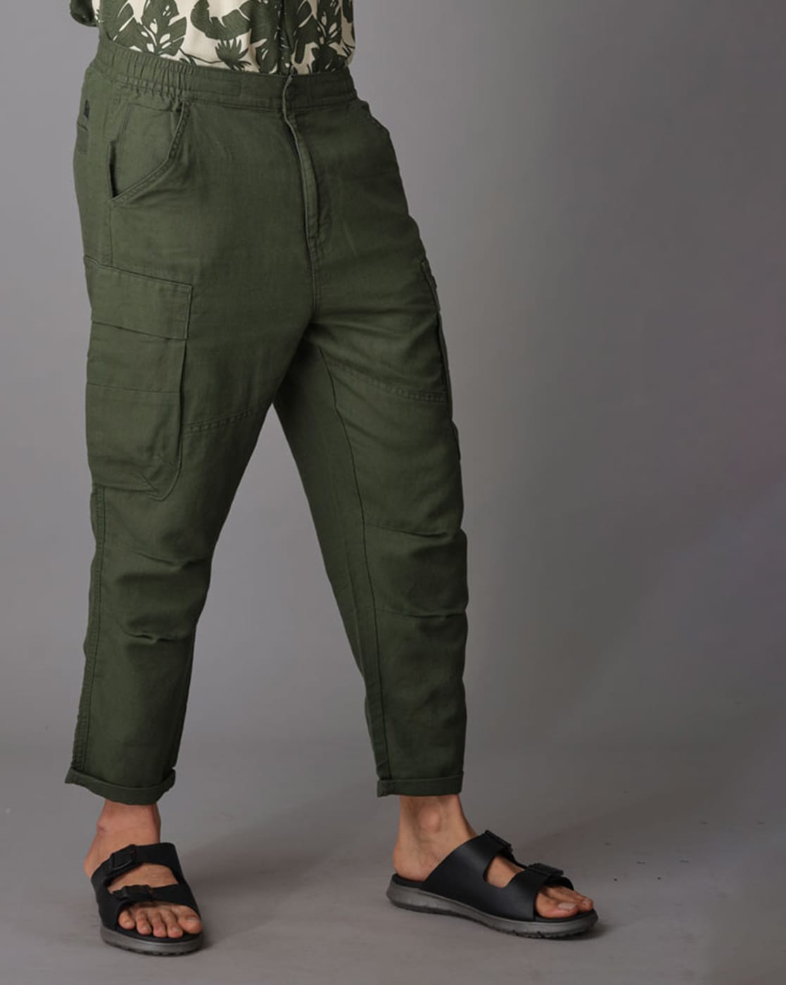 Buy Sage Trousers & Pants for Men by DENNISLINGO PREMIUM ATTIRE Online |  Ajio.com