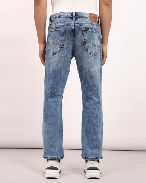 Lightly Washed Relaxed Fit Jeans