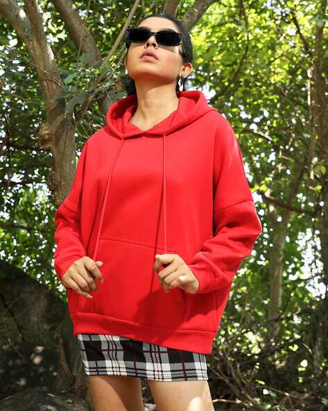 Red Hoodies for Women
