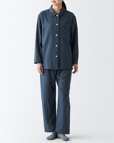 Buy Navy Blue Night&LoungeWearSets for Women by MUJI Online