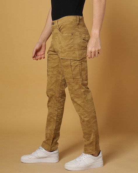 Men's Camouflage Cargo Pant - Khaki For Sale – GINGTTO