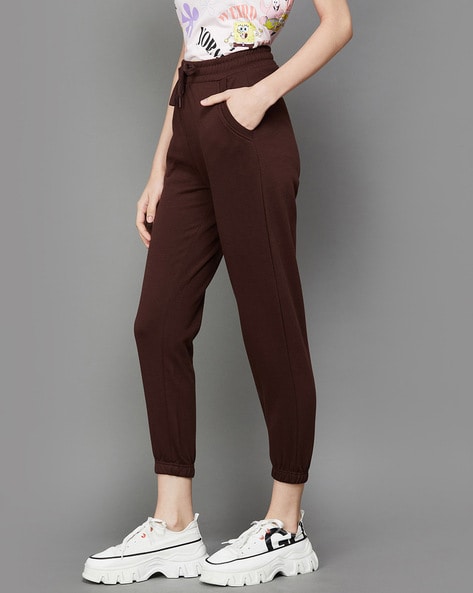 Buy Brown Trousers & Pants for Women by Ginger by lifestyle Online