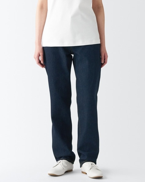 Buy Navy Blue Jeans & Jeggings for Women by MUJI Online