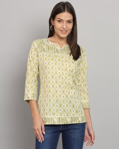 Buy Yellow Tops for Women by HELLO DESIGN Online