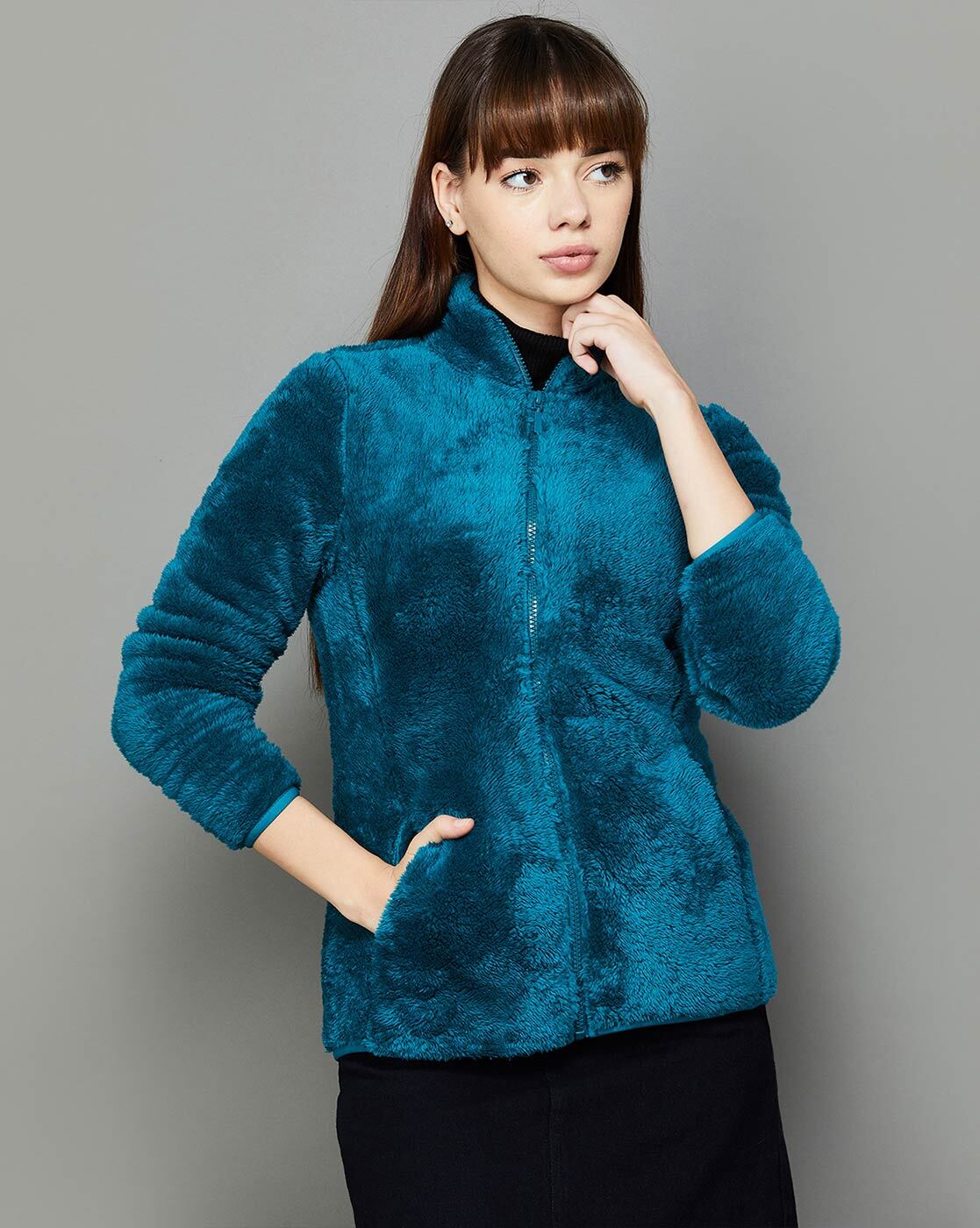 Woven Terry Rayon Jacquard Jodhpuri Jacket in Teal Blue | Teal blue, Jackets,  Terry