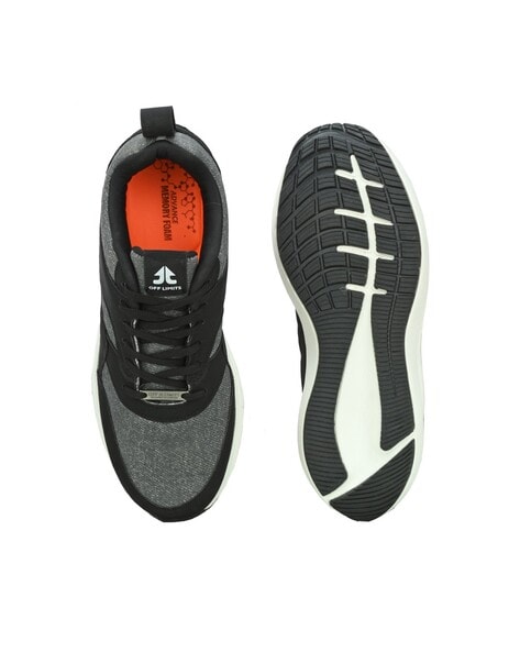 Men Running Sports Shoes with Lace Fastening