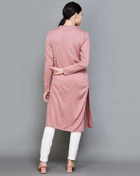 Buy Pink Kurtas & Kurtis for Women by MELANGE BY LIFESTYLE Online