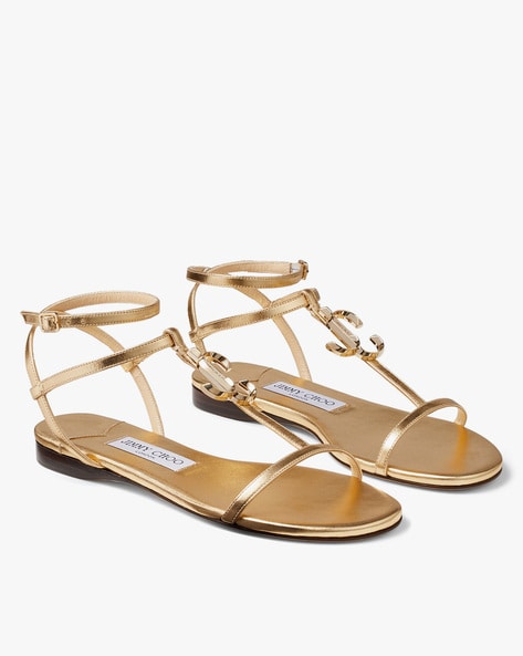 Jimmy Choo - Portia 120 Metallic Snake Printed Leather Cork Wedge Sandals  38 | www.luxurybags.eu