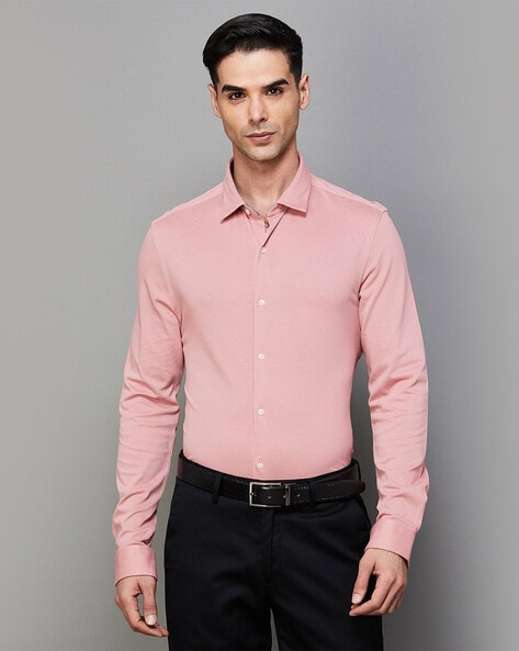 Buy Pink Shirts for Men by Maniac Online