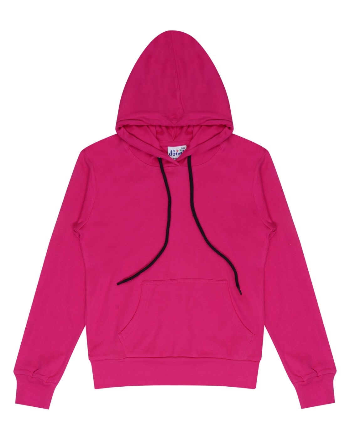 Pink plain outlet hoodie