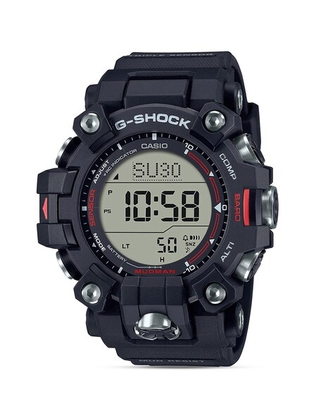 Casio Men's G-Shock Rangeman Triple-Sensor Atomic Solar 54mm Watch Black  GW9400-1B - Best Buy