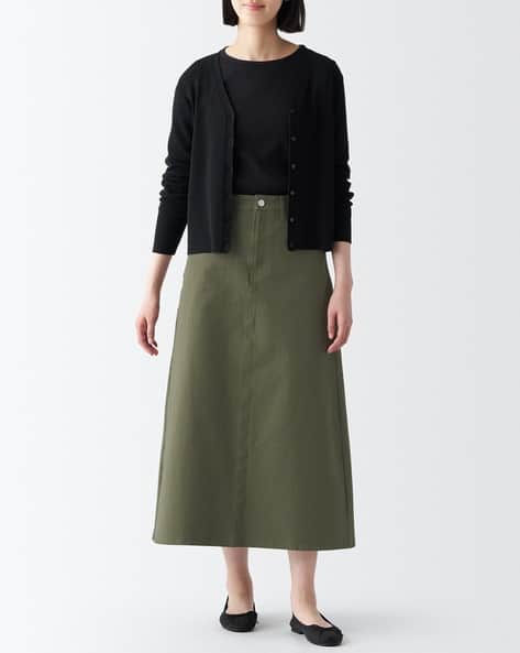 Buy Green Skirts for Women by MUJI Online | Ajio.com