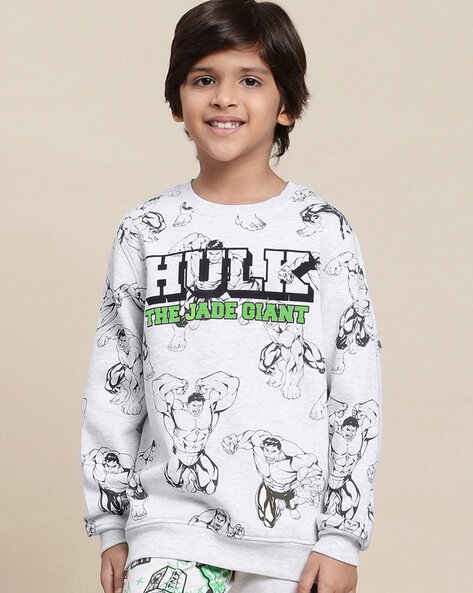 Boys hotsell hulk sweatshirt