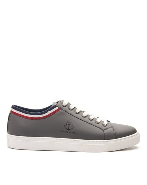 Men Lace-Up Sneakers with Round-Toe