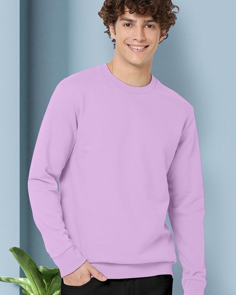 Mens lavender sweatshirt on sale