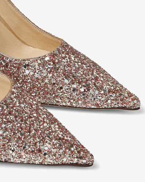 Jimmy choo discount pink glitter heels