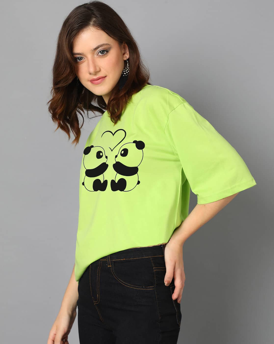 Buy Green Tshirts for Women by KOTTY Online | Ajio.com