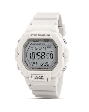 Casio digital watch online white