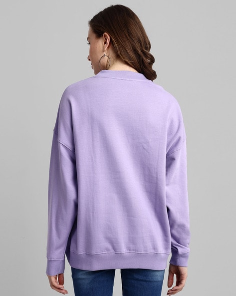 Light clearance purple sweatshirt