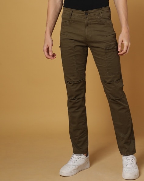 Buy Beige Trousers & Pants for Men by MUFTI Online | Ajio.com
