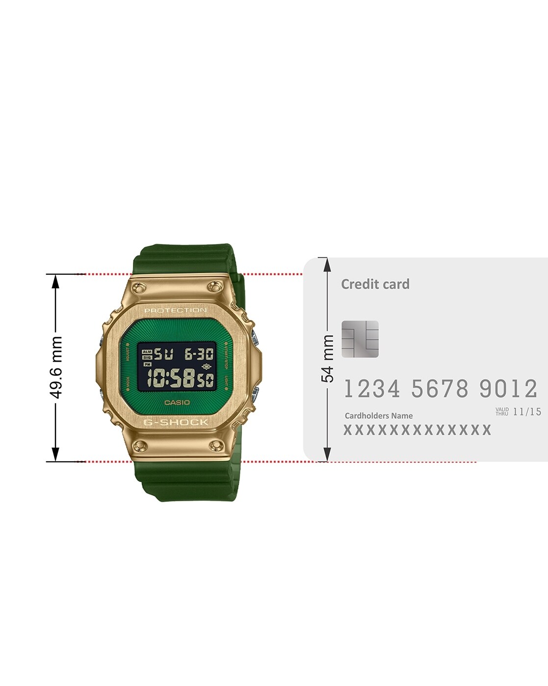 Casio dw 5600 sales green