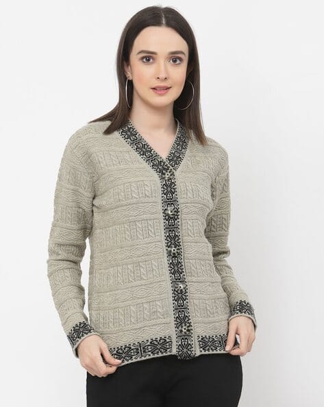 Ladies Cardigan Sweater Latest Sweater Design For Women Buy Cream