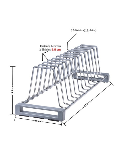 Plantex Plate Kitchen Rack Steel Stainless Steel Thali Stand/Rack for  Kitchen-Tandem Box Accessories-Set of 2 Price in India - Buy Plantex Plate  Kitchen Rack Steel Stainless Steel Thali Stand/Rack for Kitchen-Tandem Box