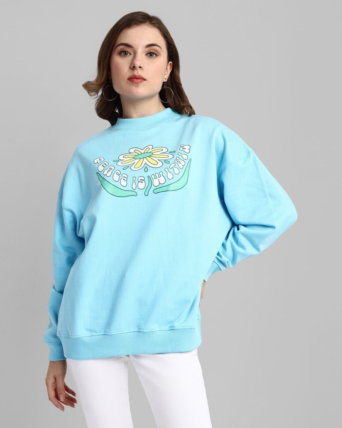 Turquoise sweatshirt outlet womens