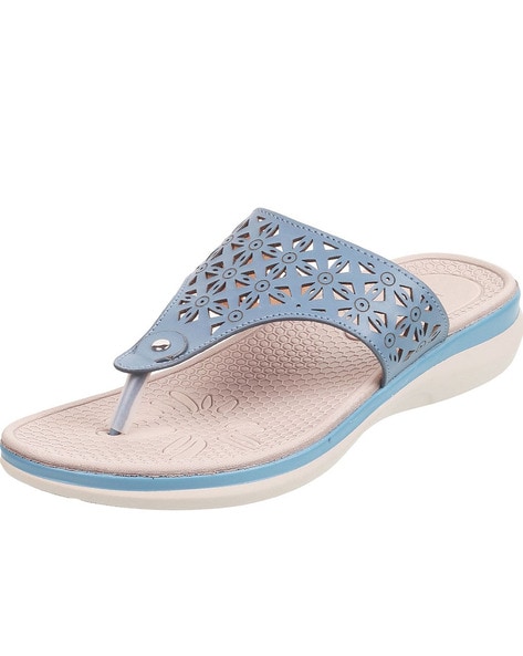 Buy Teal Blue Flip Flop & Slippers for Women by AJIO Online | Ajio.com