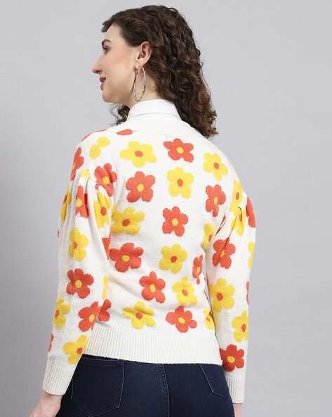 Ladies deals floral cardigans