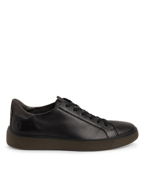 Ecco black 2024 casual shoes