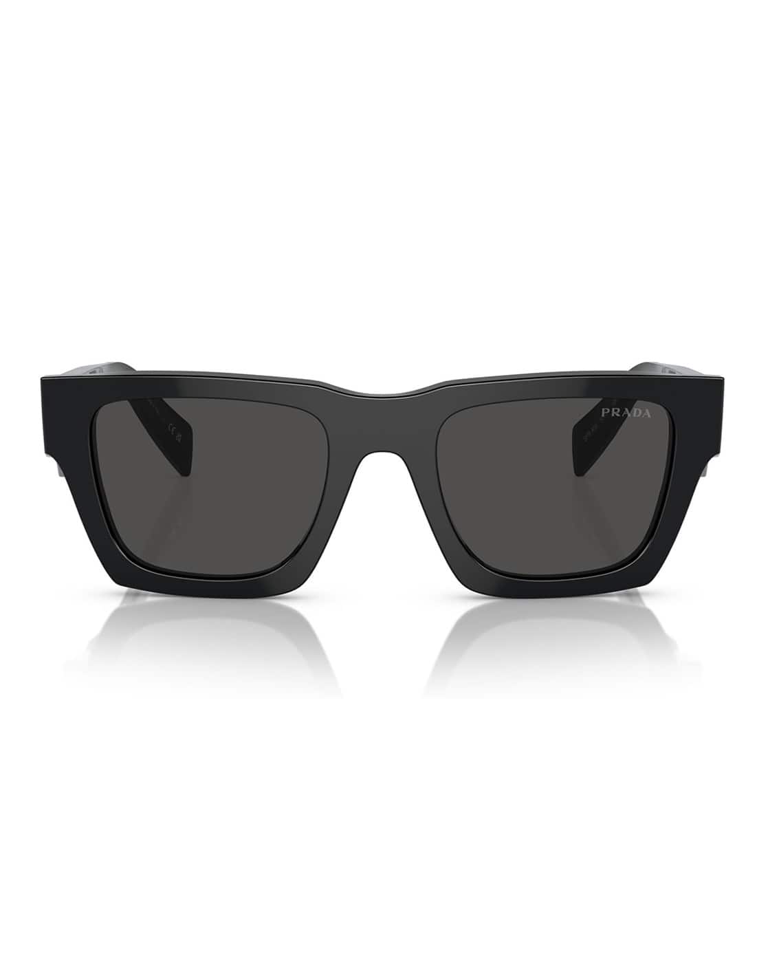 小物 archive PRADA square sunglasses eyewear Prada Eyewear Square Frame Sunglasses | Black | FARFETCH IN