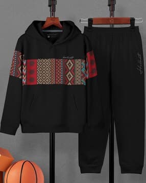 hellcat Girls Aztec Print Hoodie & Joggers Set-picture-47