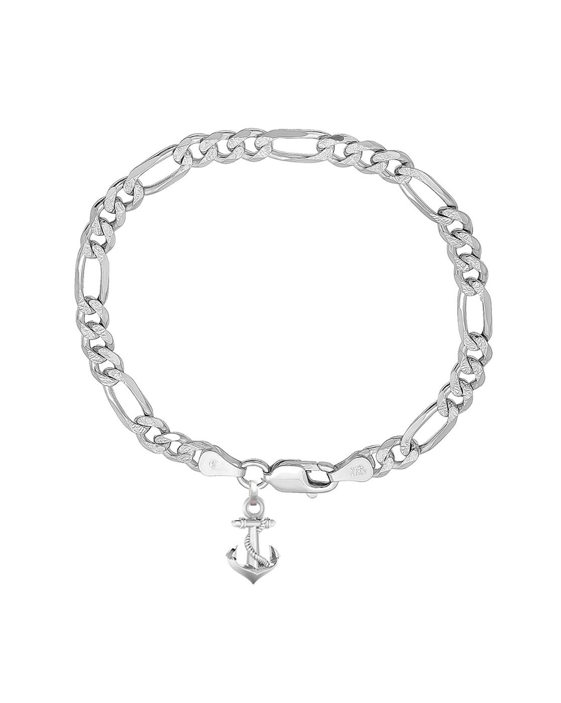 Buy Silver Bracelets & Bangles for Boys by AKSHAT SAPPHIRE Online