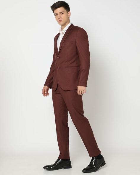 Buy Men Suit Maroon 2 Piece Formal Fashion Slim Fit Elegant Wedding Suit  Party Wear Dinner Bespoke for Men Maroon Party Suit Maroon Suit Online in  India - Etsy