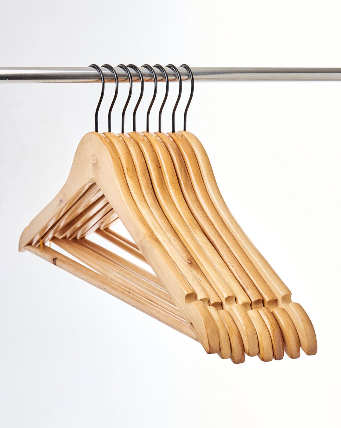 Brown Single Hook Beechwood Clothes Hanger at Rs 49/piece in Bengaluru