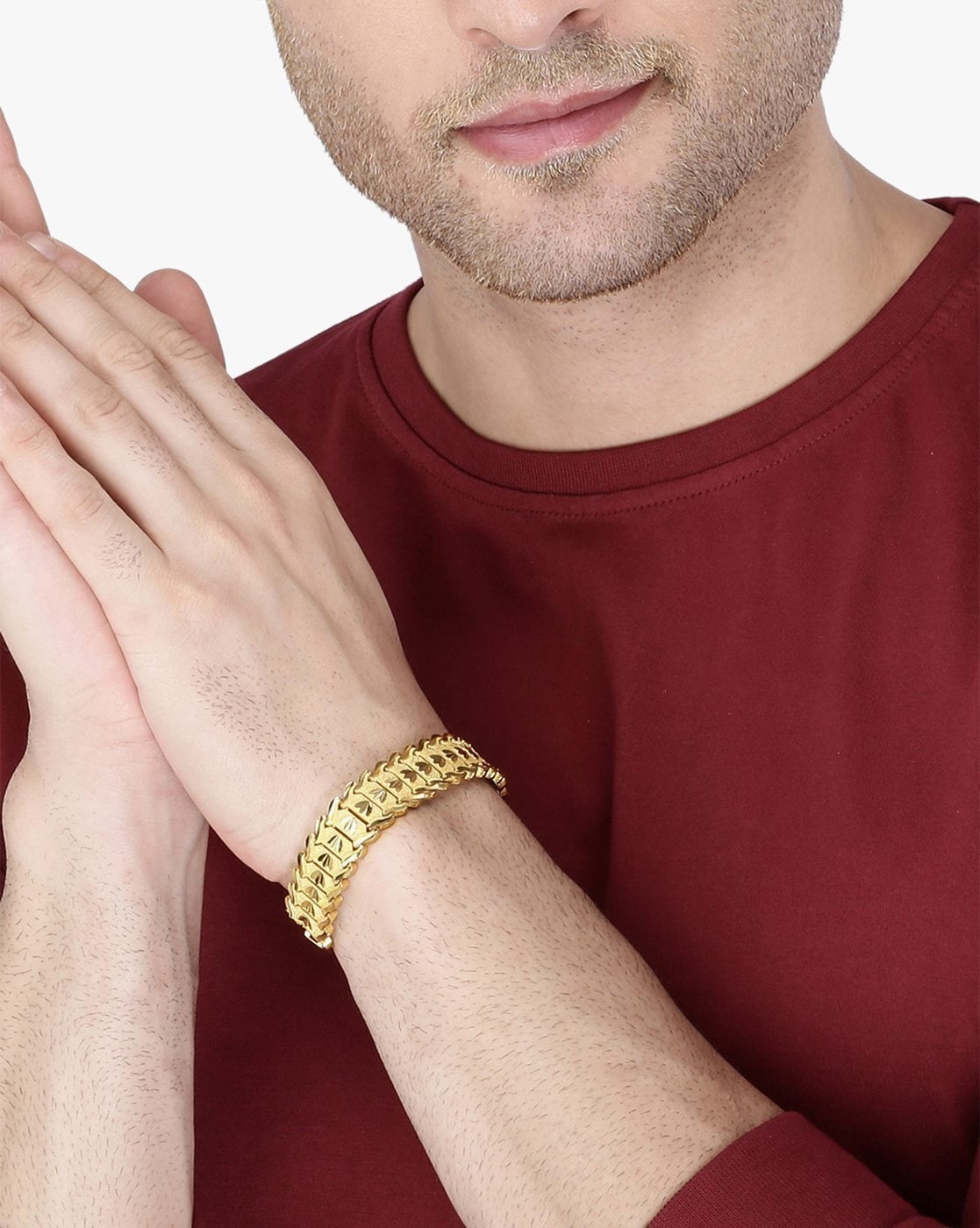 Bloomingdale's Bloomingdale's Men's 14K Yellow Gold Polished Rolo Link  Bracelet - 100% Exclusive | Bloomingdale's