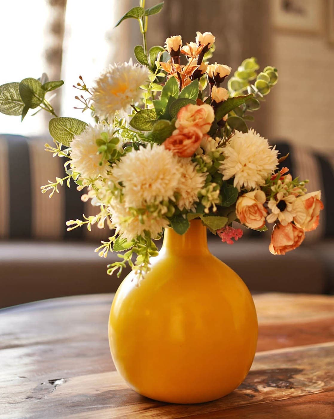 Buy Orange Vases for Home & Kitchen by Behoma Online