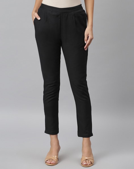 Straight Fit Plain Black Cotton Leggings, Size: S-XL at Rs 100 in Jaipur