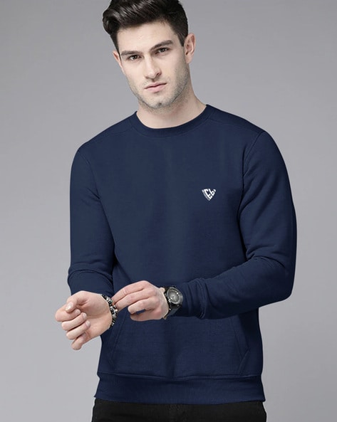 Mens hot sale navy sweatshirt