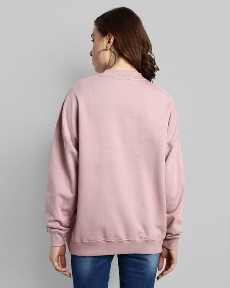 Womens light pink on sale sweatshirt