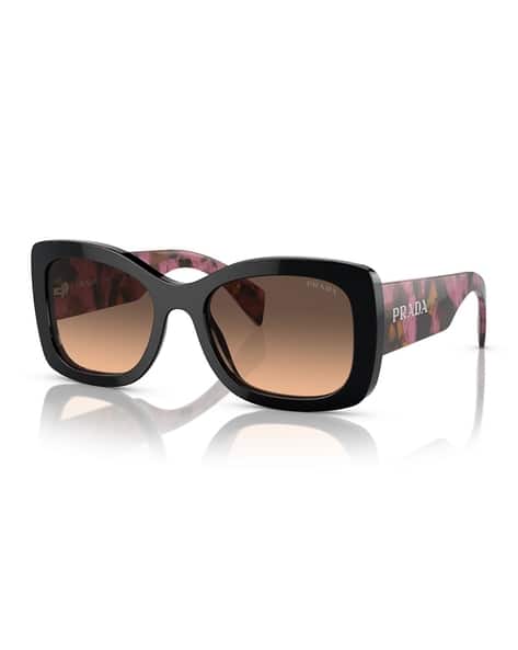 Buy PRADA Women Gradient Oval Sunglasses-0PR A08S | Brown Color 
