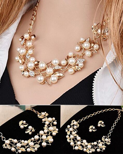 Men Black White Crystal Necklace – Shop Trendys
