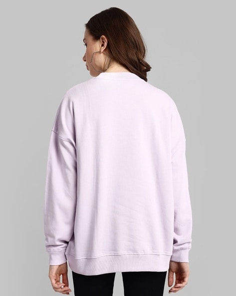 Light cheap purple crewneck